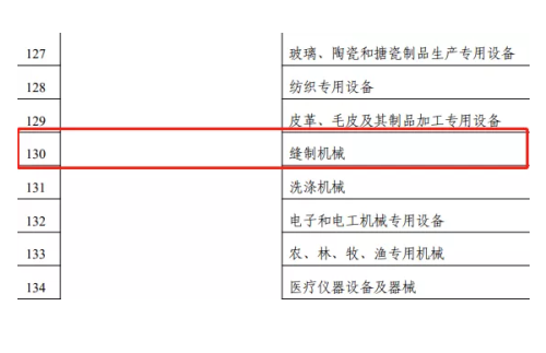 喜訊！縫制機械行業再次列入企業標準“領跑者”重點領域